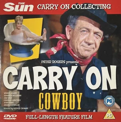 Carry On Cowboy - Sid James - The Sun Promotional DVD In A Card Sleeve • £2.25