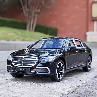 1:24 Diecast Alloy Maybach S400 S-Class Car Model Sounds Lights Toy Vehicle Gift • $34.99