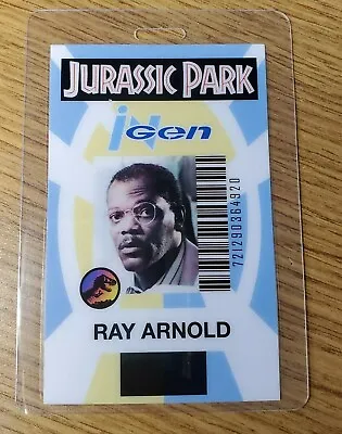 Jurassic Park ID Badge-Ingen Ray Arnold Costume Prop Cosplay • $13.49