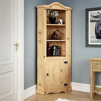 £144.99 • Buy Corona Panama Bookcase Display Unit Solid Pine Waxed Mexican Rustic Furniture
