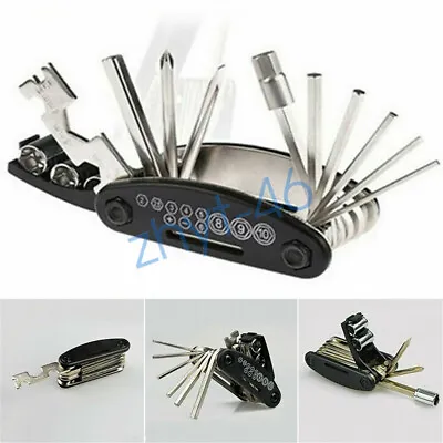 Motorcycle Parts Repair Tool Accessories Multi Hex Wrench Screwdriver Allen Key • $10.63