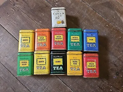 Lot Of 11 Vintage Tea Tins By John Wagner And Sons • $50