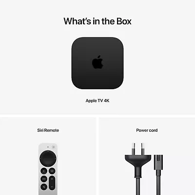 $275 • Buy Apple TV 4K Wi-Fi + Ethernet  (3rd Gen) 128GB - MN893X/A