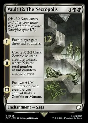 X1 Vault 12: The Necropolis R MTG Universes Beyond: Fallout M/NM English • $1.27