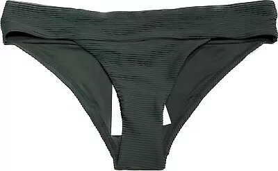 NWT H&M Women's Green Tanga Cheeky Bikini Bottoms Size 6 • $5.60