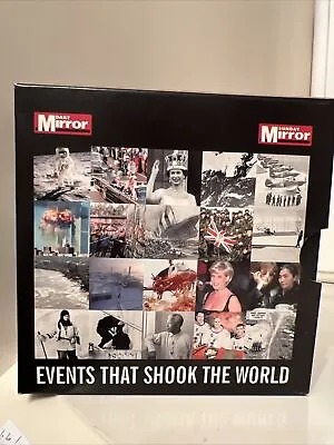 EVENTS THAT SHOOK THE WORLD - Daily Mirror - UK DVD BOX SET - 20 DISCS NEW (10) • £19.99