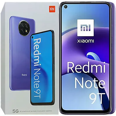 BNIB Xiaomi Redmi Note 9T DUAL SIM 128GB ROM  Purple Unlocked 5G OEM • $808.50