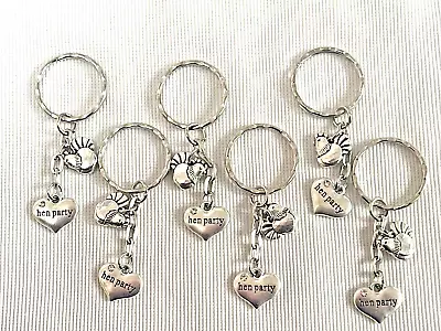 £3.35 • Buy 6 Hen Party Bag Filler, Prizes, Thank You Gift Keyring, Freepost