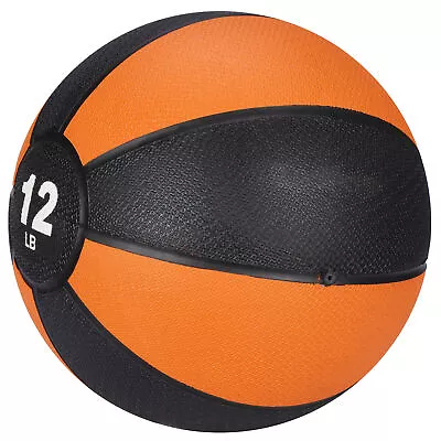 Medicine Ball 12lbs Body Balance Sport Equipment Pro Workout Weighted Easy Grip • $27.58