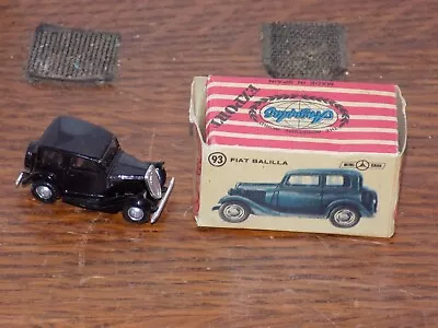 Vintage Fiat Balilla Miniature Toy Car In Box • $24