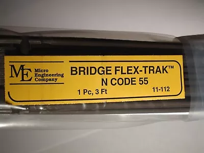 Micro Engineering 11-112 N SCALE BRIDGE FLEX-TRAK CODE 55  1 PCS 3 FEET TOTAL • $17.50