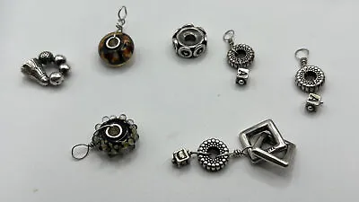 7x Authentic LAA Troll Beads Charm Bracelet Lot 925S Button Champion Glass • $155