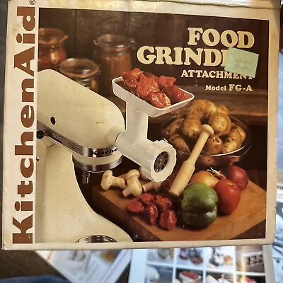 Kitchen Aid Food Grinder Stand Mixer Attachment Model FGA Open Box • $18