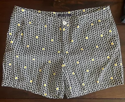 Columbia Womens Navy Blue Sail Boat Pattern Super Bonehead Shorts Size 16 • £9.64