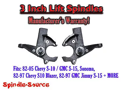 3  Lift Spindles FOR 82-05 Chevrolet S-10 / GMC S-15 Sonoma Blazer Jimmy • $224.26