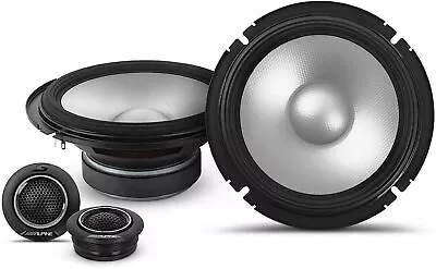 Alpine S-Series S2-S65C 6.5  2-Way 240 Watt Component Car Audio Speaker System • $149.99