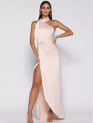 Luxe Elle Zeitoune William Dress Champagne Pink Size 6 RRP $329.95 • $150