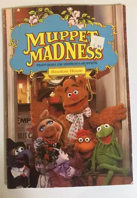 Muppet Madness Featuring Jim Henson's Muppets Activity Book First Edition 1980 • $14.99