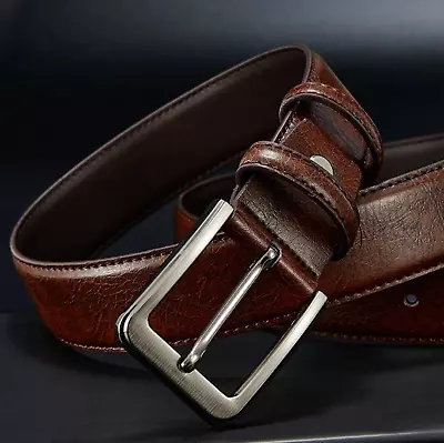 Men's Genuine Leather Belt Business Fashion Suitable For Daily For Use • $8.11