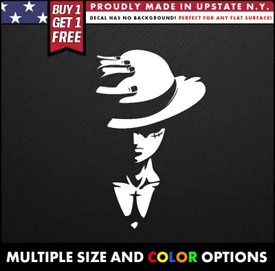 MONKEY D LUFFY ONE PIECE ANIME Decal Sticker BUY 1 GET 1 FREE Cool Oracal Vinyl • $9