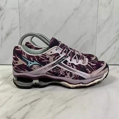 Mizuno Wave Creation 15 Womens Size 7.5 Purple Athletic Running Sneakers Shoes • $39.99