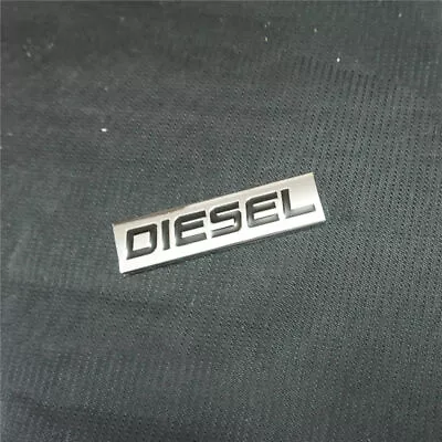 1x Black DIESEL Chrome Metal Sticker Decal Emblem Edition SUV Badge Motor GT 4x4 • $8.98