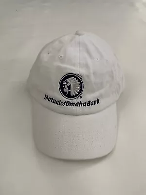 New Mutual Of Omaha Bank Graphic Adjustable White Baseball Hat One Size  • $24.99