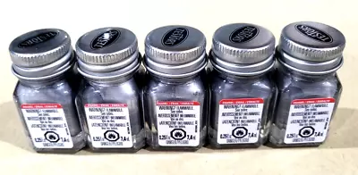 5 BOTTLES TESTORS 1146 PAINT METALLIC SILVER ENAMEL 1/4oz Plastic Model Car  NEW • $16.50