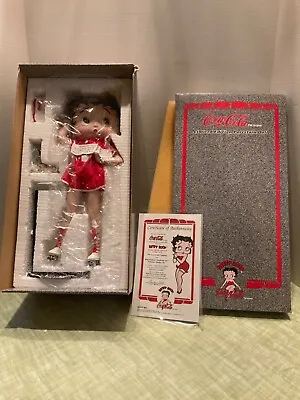 £270.37 • Buy 16  BETTY BOOP Coca Cola Carhop Skate Diner Waitress Porcelain Doll Betty’s Dine