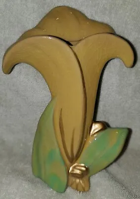 Very Nice McCoy Pottery Yellow Lily Wall Pocket Vase • $29.99