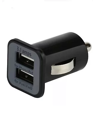 Car Charger Dual USB Ports 5V 3.1 AMP Universal Car Charger Adaptor Fast Charger • £3.29