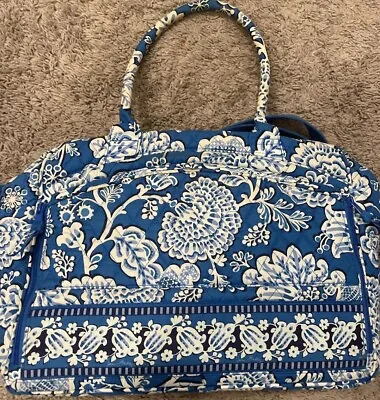 Vera Bradley Blue Lagoon Pattern Large Laptop/Computer Bag Retired • $12