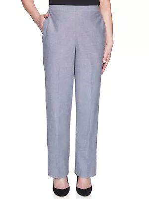 Alfred Dunner Bella Vista Chambray Pants Petite 16P (19701QB) - NWT • $11.99