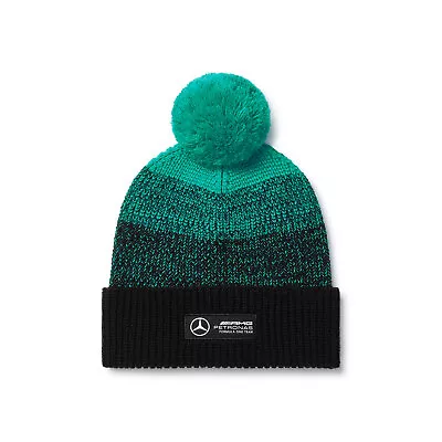 2024 Mercedes AMG F1 Gradient Bobble Beanie Winter Hat • $26.84