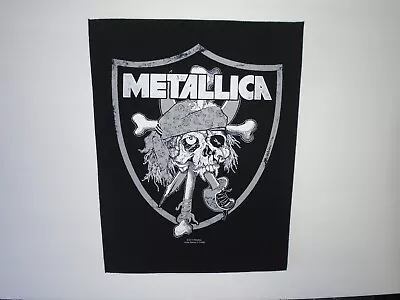 Metallica Raiders Skull Printed Back Patch • $14.98