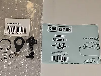 Brand New! Craftsman 1/4  Ratchet Repair Kit 20726 For 1/4” Drive Ratchet 2072 • $12.99