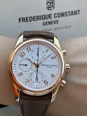 Frederique Constant Runabout Watch Chronograph Automatic 43mm Limited 1888 • $1999