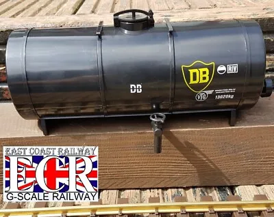 BRAND NEW BLACK G SCALE 45mm GAUGE OIL TANKER TANK RAILWAY TRAIN MODEL • £11.95