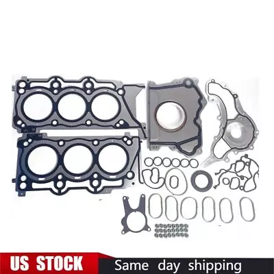 3.0T Engine Rebuild Overhaul Kit Head Gasket Piston Con Rods For Maserati Ghibli • $439.99