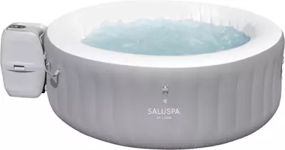Bestway St. Lucia SaluSpa 2 To 3 Person Inflatable Round Outdoor Hot Tub Gray  • $674.95