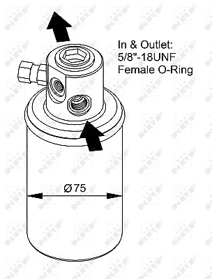 Dryer Air Conditioning Nrf 33231 Front For Mercedes-benzvw • £22.78