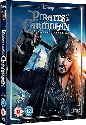 PIRATES OF THE CARIBBEAN SALAZARS REVENGE (Johnny Depp) New Blu Ray + Slipcase • $19.99