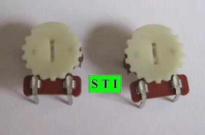 2 Pcs  0-500 Ohm CTS Thumb-Wheel Trim Pot Linear Potentiometer Variable Resistor • $6.98