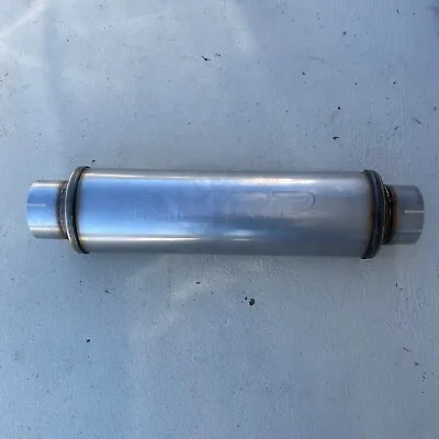 MBRP T304 Stainless Steel Muffler 4  In/Out 20  Body 26  Overall • $100