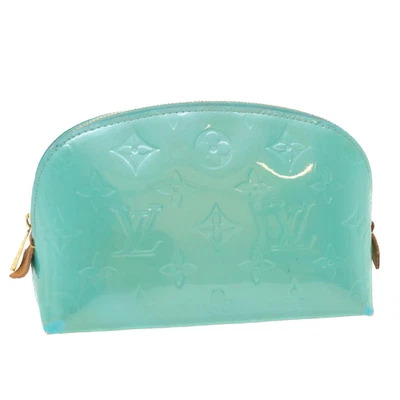 £208.29 • Buy LOUIS VUITTON Vernis Pochette Cosmetic Pouch Year 2012 Blue Lagon M91747 Rz536