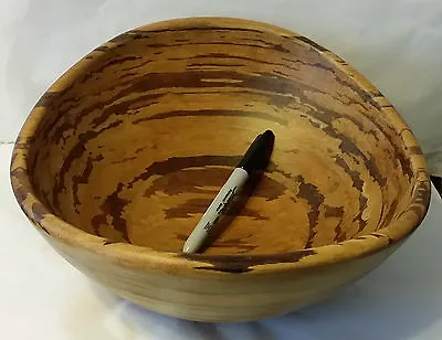 LARGE CORE BAMBOO CRUSHED BAMBOO SWOOP BOWL-ship Free • $89