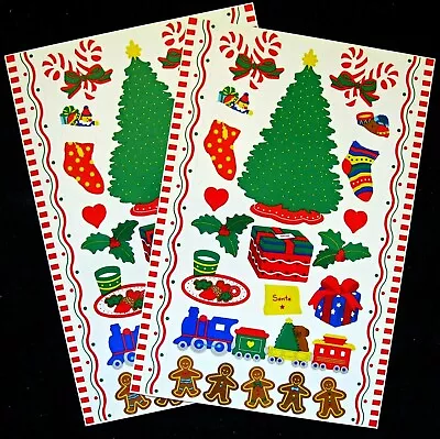 Mrs Grossman Two Sheets Giant 6x9  Christmas Stickers (c-2001) • $4.25