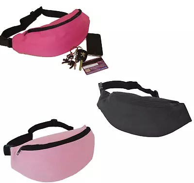 Waist Bum Belt Bag Hip Pouch Money Travel Pack Hiking Cycling Unisex • £3.99