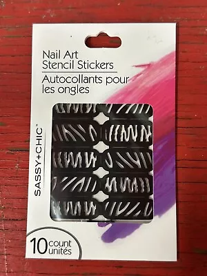 Nail Art Stencil Stickers - 10 Stencils - New. • $4.46