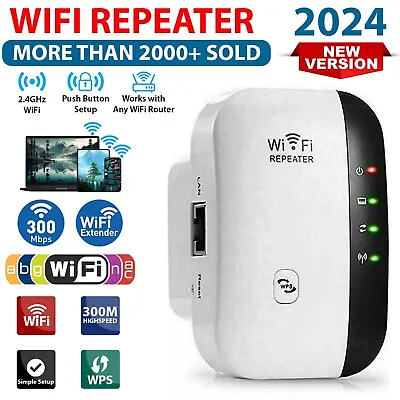 WiFi Range Extender Internet Booster Wireless Signal Repeater Wireless Amplifier • $9.99